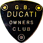Ducati OC  - GB motorcycle club badge from Jean-Francois Helias