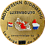Dudelange motorcycle rally badge from Jean-Francois Helias