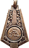 Durenque motorcycle rally badge from Jean-Francois Helias