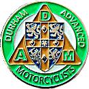 Durham Advanced Motorcyclists motorcycle scheme badge from Jean-Francois Helias