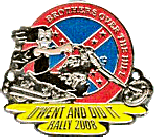 Dwent And Did It motorcycle rally badge from Ted Trett
