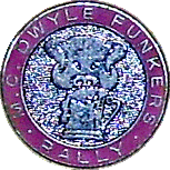 Dwyle Funkers motorcycle rally badge from Nigel Woodthorpe