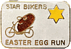 Easter Egg motorcycle run badge from Jean-Francois Helias