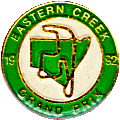 Eastern Creek GP motorcycle race badge from Jean-Francois Helias