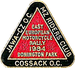 East European motorcycle rally badge from Jean-Francois Helias