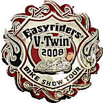 Easy Riders V-Twin Bike Show motorcycle show badge from Jean-Francois Helias