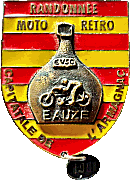 Eauze motorcycle rally badge from Jean-Francois Helias