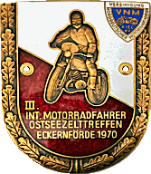 Eckernforde motorcycle rally badge from Jean-Francois Helias