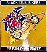 Eilean Dubh motorcycle rally badge from Tony Graves