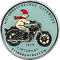 Eisbaren motorcycle rally badge from Jean-Francois Helias