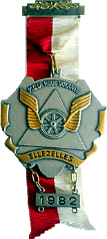 Ellezelles motorcycle rally badge from Jean-Francois Helias