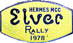 Elver motorcycle rally badge from Jean-Francois Helias