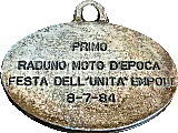 Empoli motorcycle rally badge from Jean-Francois Helias