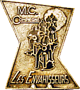 Envahisseurs motorcycle rally badge from Jean-Francois Helias
