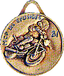 Eponges motorcycle rally badge from Jean-Francois Helias