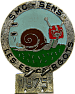 Escargots motorcycle rally badge from Jean-Francois Helias