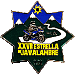 Estrella motorcycle rally badge from Jean-Francois Helias