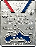 Eterna motorcycle rally badge from Jean-Francois Helias