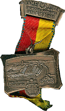 Eupen motorcycle rally badge from Jean-Francois Helias