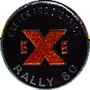 Exe motorcycle rally badge