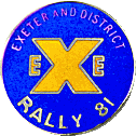 Exe motorcycle rally badge from Jean-Francois Helias