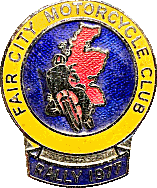 Fair City motorcycle rally badge from Jean-Francois Helias