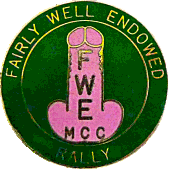 Fairly Well Endowed motorcycle rally badge