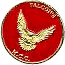 Falcons motorcycle rally badge from Ted Trett