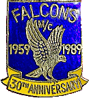 Falcons Run motorcycle run badge from Jean-Francois Helias