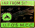 Far From Sirius motorcycle rally badge from Jean-Francois Helias
