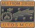 Far From Sirius motorcycle rally badge