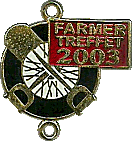 Farmer motorcycle rally badge from Hans Veenendaal