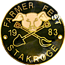 Farmers Fest motorcycle rally badge from Jean-Francois Helias