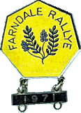 Farndale motorcycle rally badge from Les Hobbs