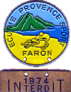 Faron motorcycle rally badge from Patrick Servanton
