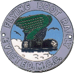 Flying Boot motorcycle rally badge from Lone Wolf