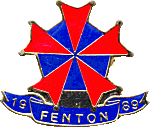 Fenton motorcycle rally badge from Jean-Francois Helias