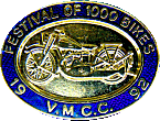 Festival of 1000 Bikes motorcycle show badge from Jean-Francois Helias