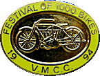 Festival of 1000 Bikes motorcycle race badge from Jean-Francois Helias