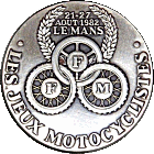 FFM Jeux motorcycle rally badge from Jean-Francois Helias