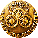 FFM Jeux Motocyclistes motorcycle rally badge from Jean-Francois Helias