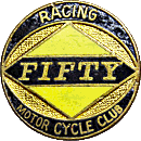 Fifty Racing MCC motorcycle club badge from Jean-Francois Helias