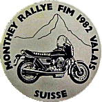 FIM Rallye motorcycle rally badge