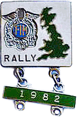 FIM Motocamp motorcycle rally badge from Jean-Francois Helias