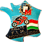 FIM Rallye motorcycle rally badge from Philippe Micheau
