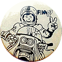 FIM Rallye motorcycle rally badge from Jean-Francois Helias
