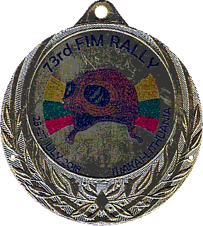 FIM Rallye motorcycle rally badge from Ted Trett