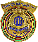 FIM motorcycle fed badge from Jean-Francois Helias