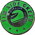 FIM Ride Green motorcycle fed badge from Jean-Francois Helias