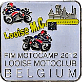 FIM Motocamp motorcycle rally badge from Jean-Francois Helias